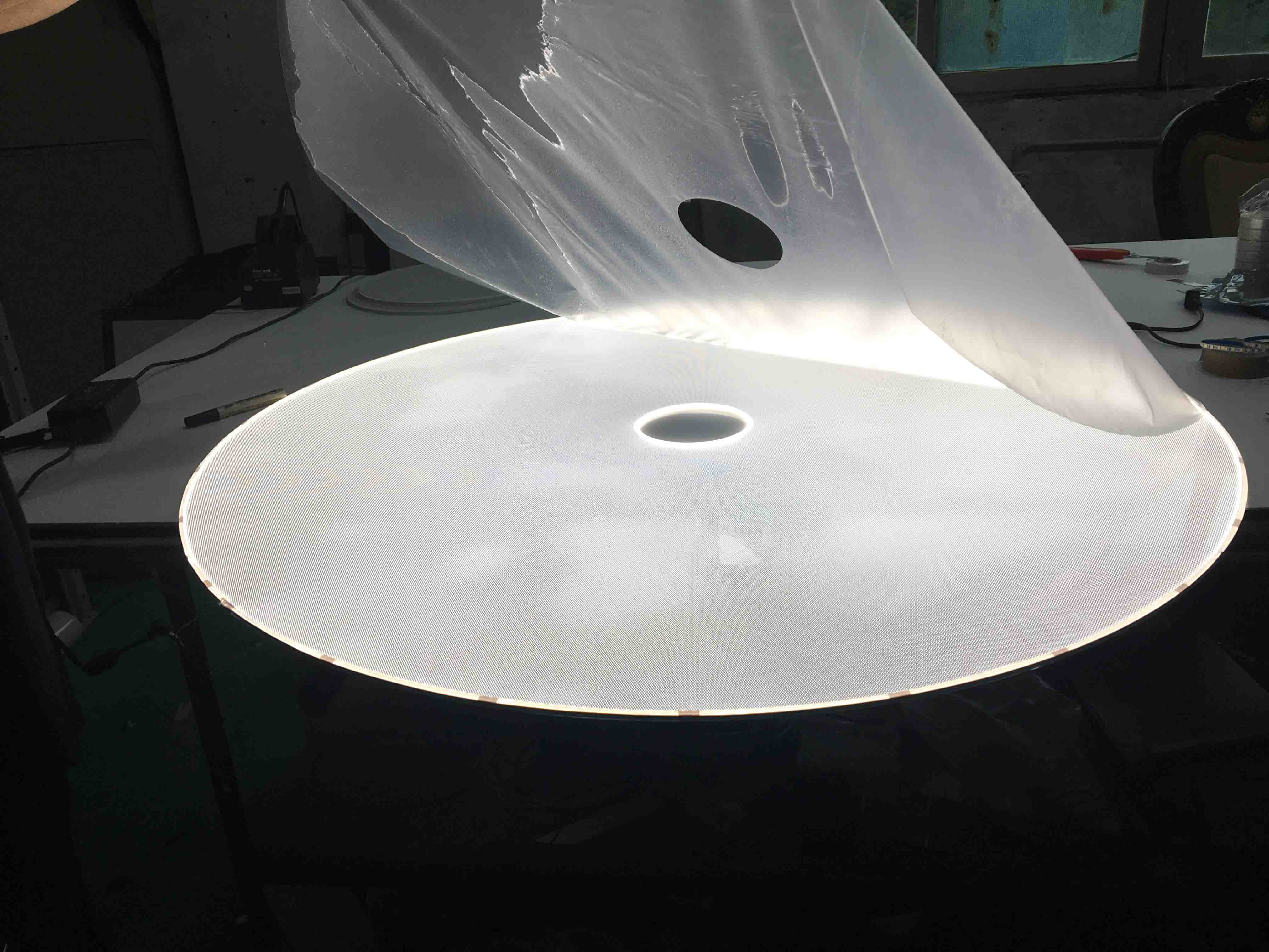 3mm Clear Acrylic LGP with Laser Dotting for LED Lighting