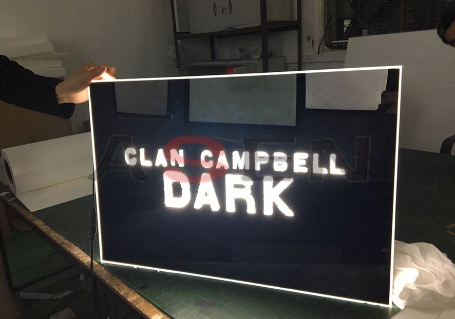 Acrylic LED Edge-lit Sign