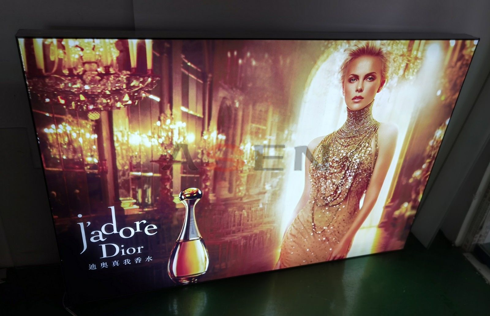 60mm Fabric Frameless Advertising Display LED Light Box 