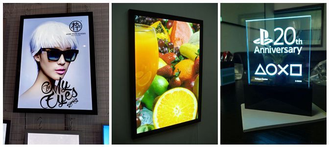 60mm Fabric Frameless Advertising Display LED Light Box